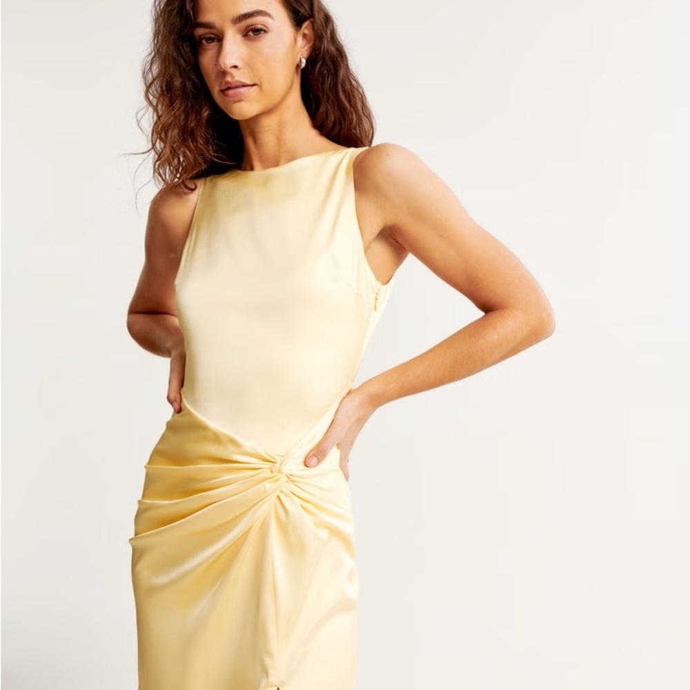 Tiger Mist Yellow Mini Dress